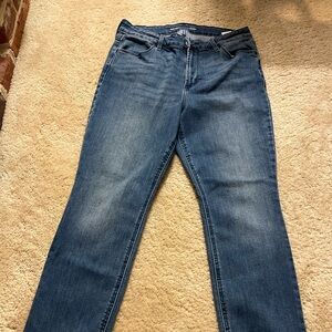 Old Navy High Rise Straight Blue Jeans - 12